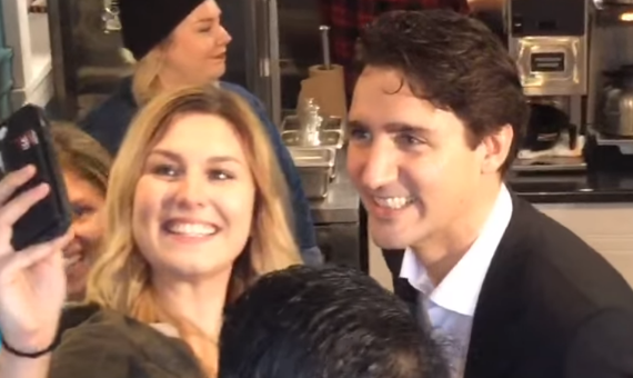 Prime Minister Justin Trudeau in St. Catharines